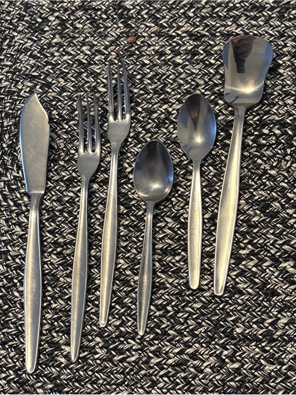 Mid Century Modern Stainless Steel Serving Utensils Japan